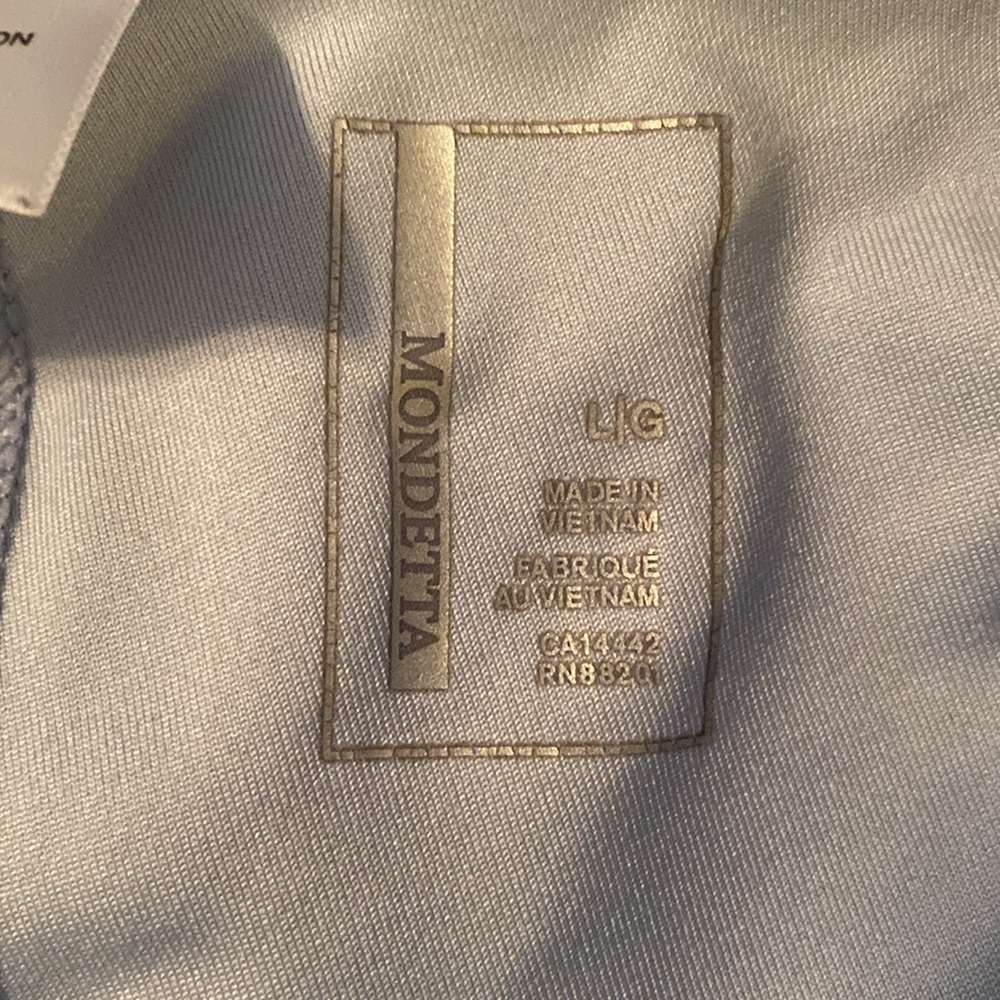 Large Black Adidas, Large Light Blue Mondetta - image 4